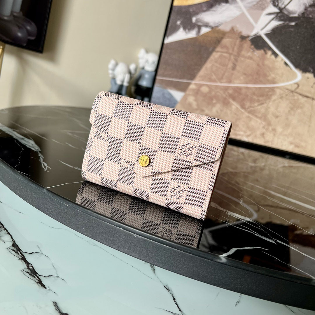 Louis Vuitton Victorine Wallet Damier Azur Canvas  N64022 - DesignerGu