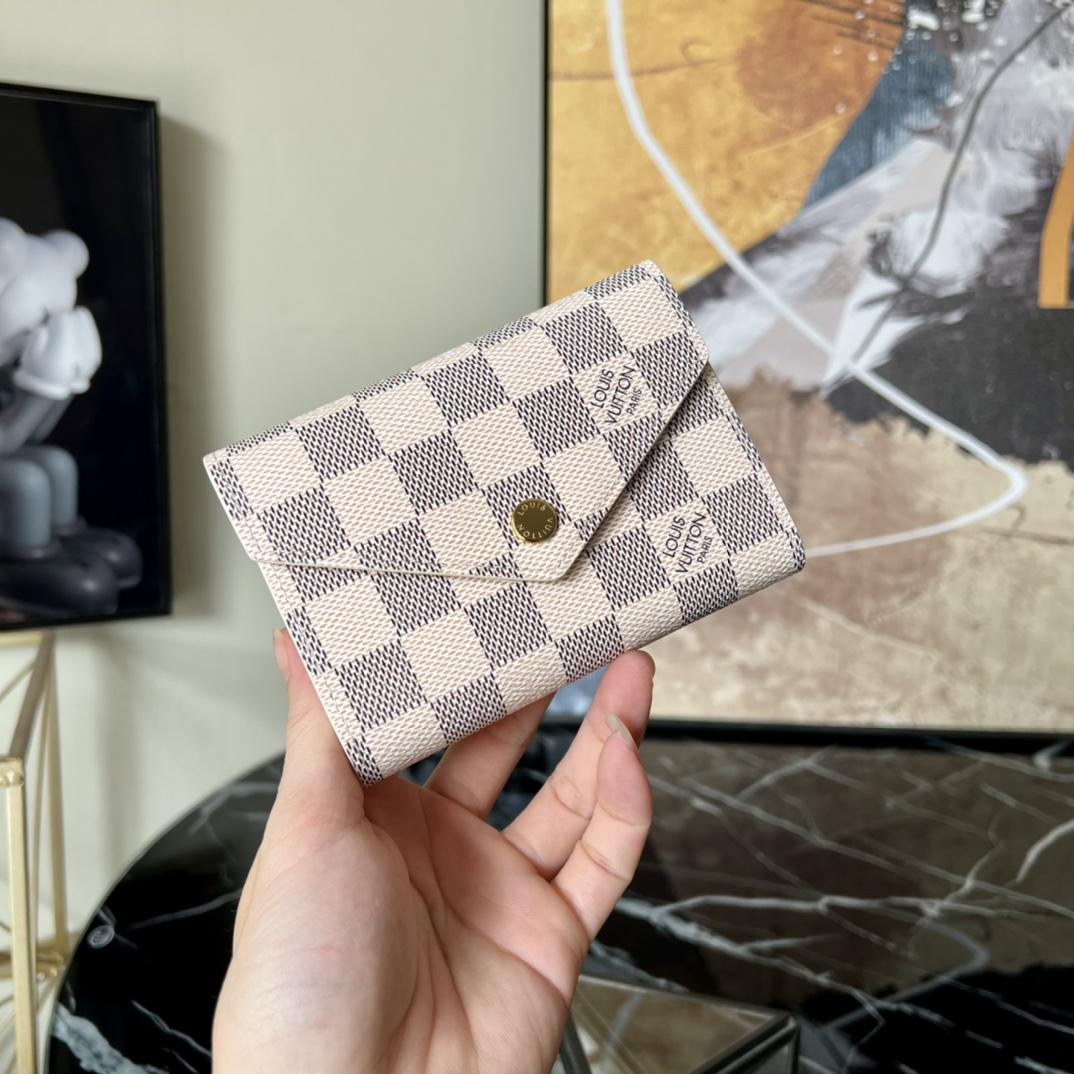 Louis Vuitton Victorine Wallet Damier Azur Canvas  N64022 - DesignerGu