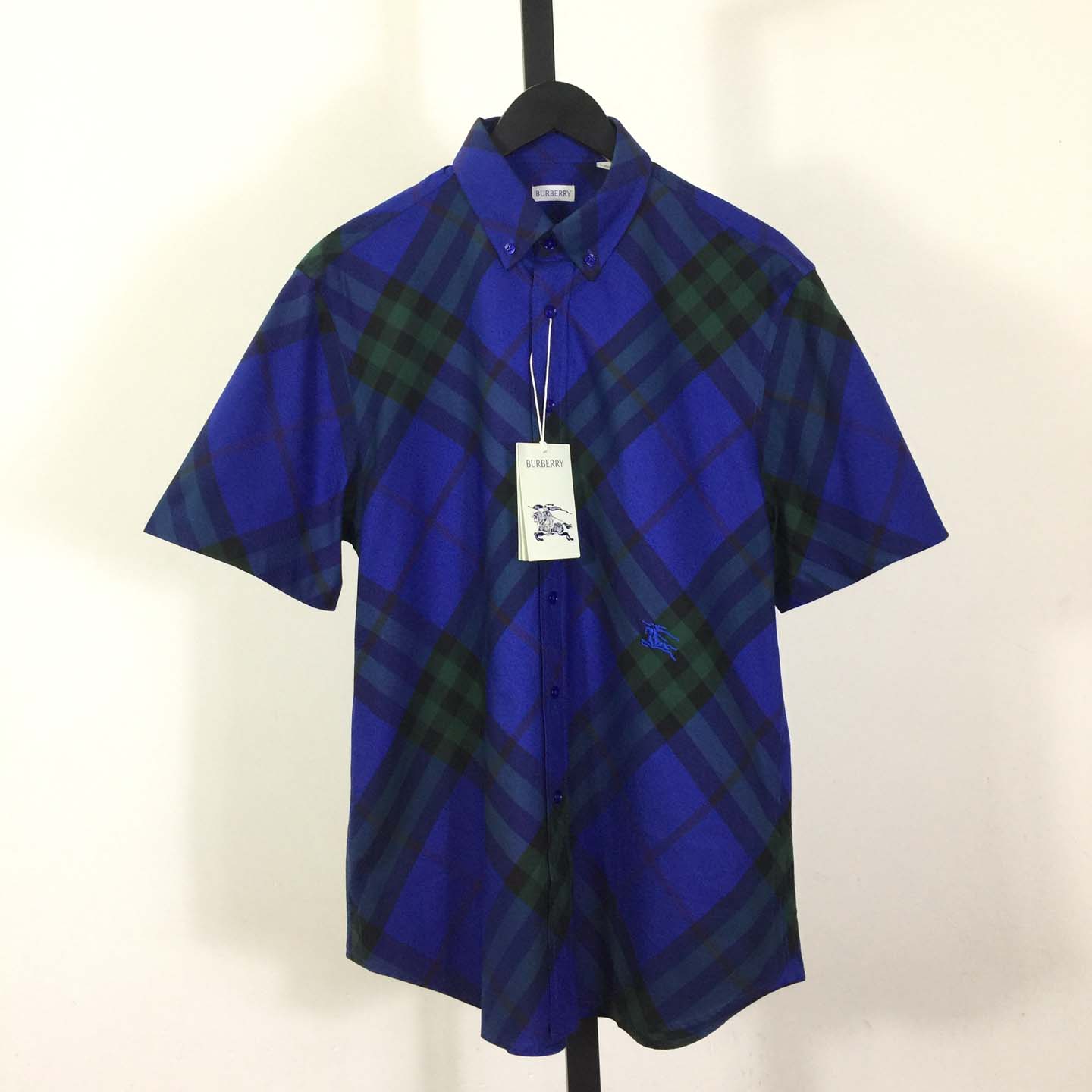 Burberry Men's Check cotton shirt - DesignerGu