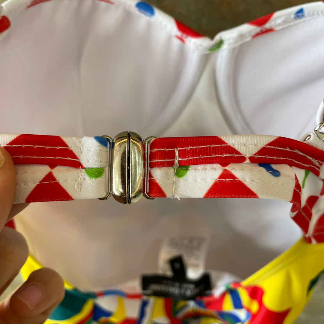 Dolce & Gabbana Carretto-print Balconette One-piece Swimsuit - DesignerGu