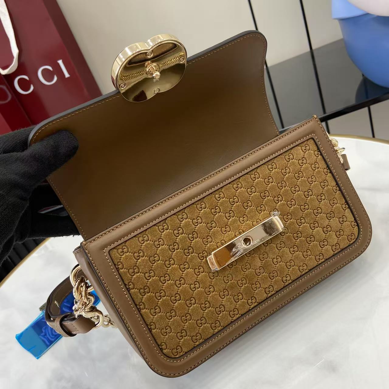 Gucci Go Small Shoulder Bag - DesignerGu