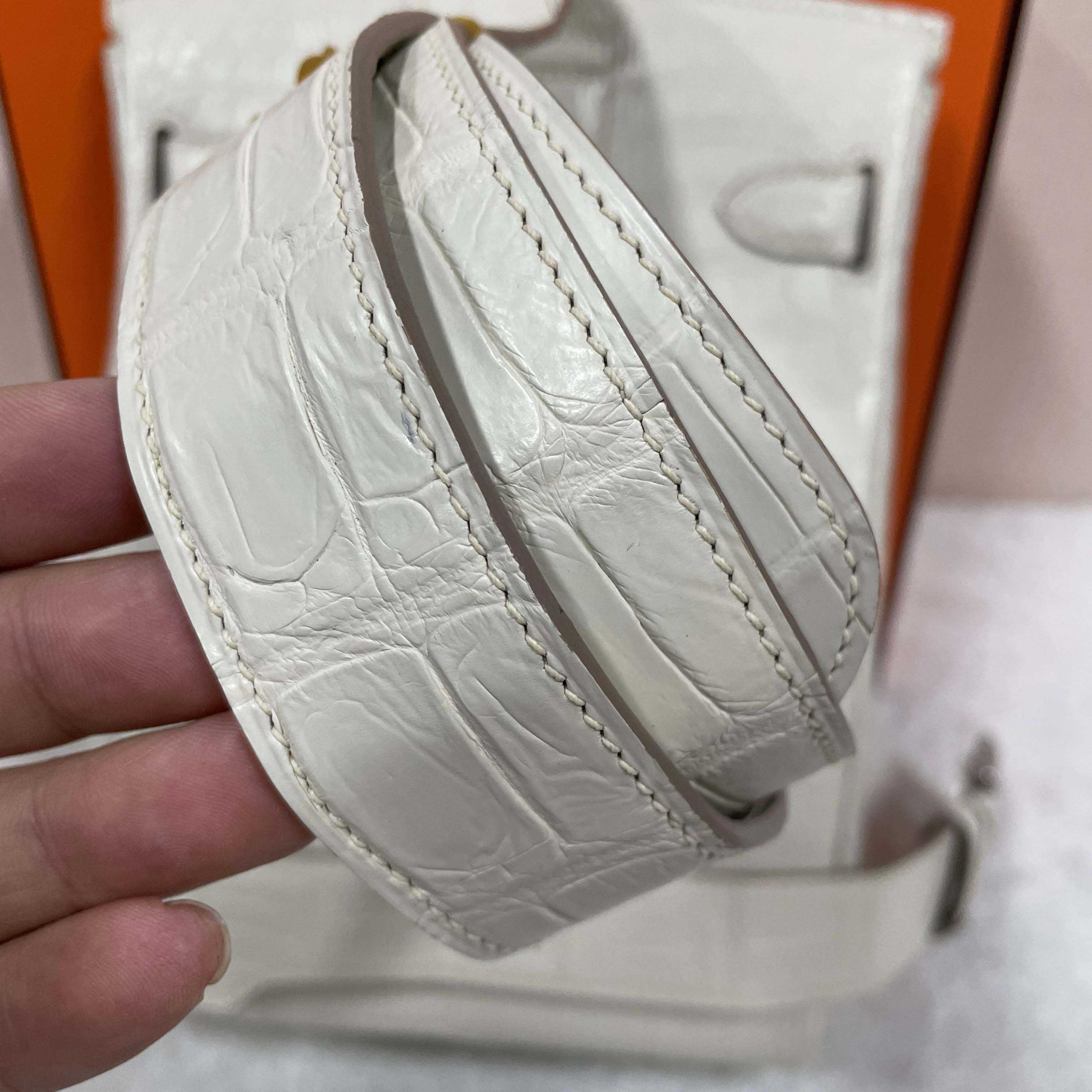 Hermes Hac-a-Dos Beton Croco PHW - DesignerGu