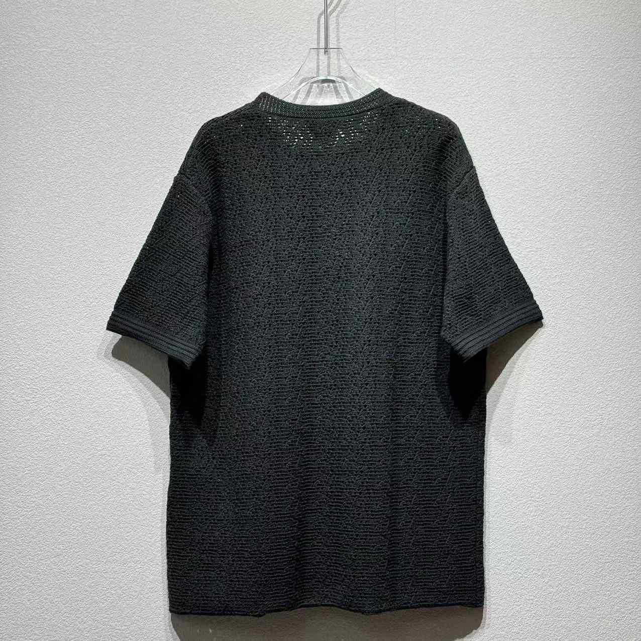 Bottega Veneta Men's Crochet Knit Tee - DesignerGu