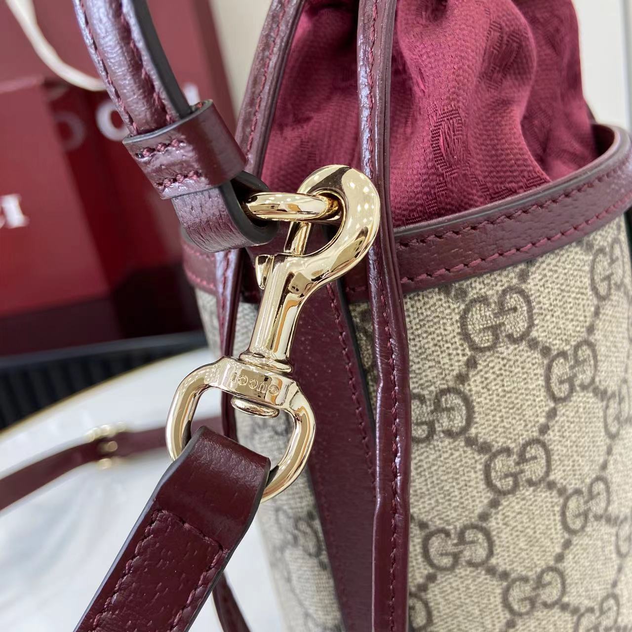 Gucci Ophidia Mini Bucket Bag   - DesignerGu