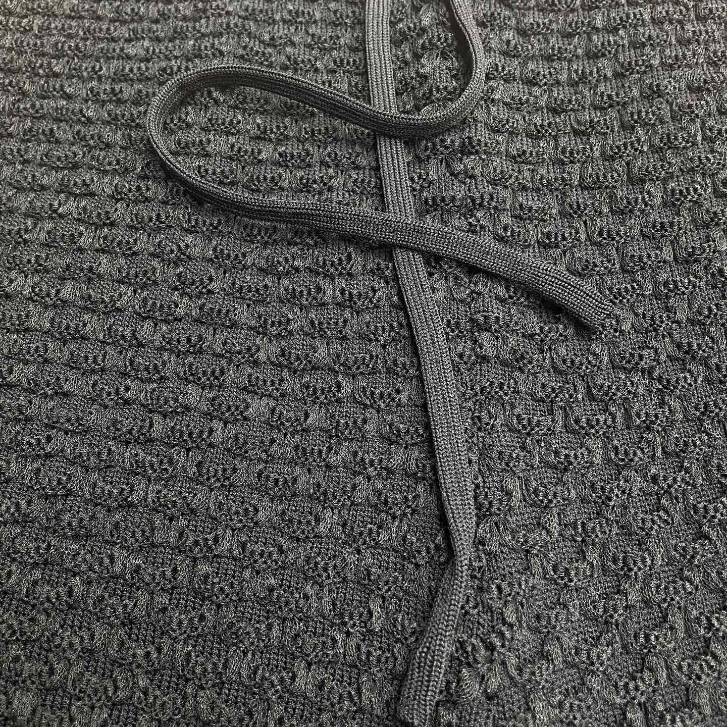 Casablanca Textured Cotton Drawstring Shorts   D0093 - DesignerGu