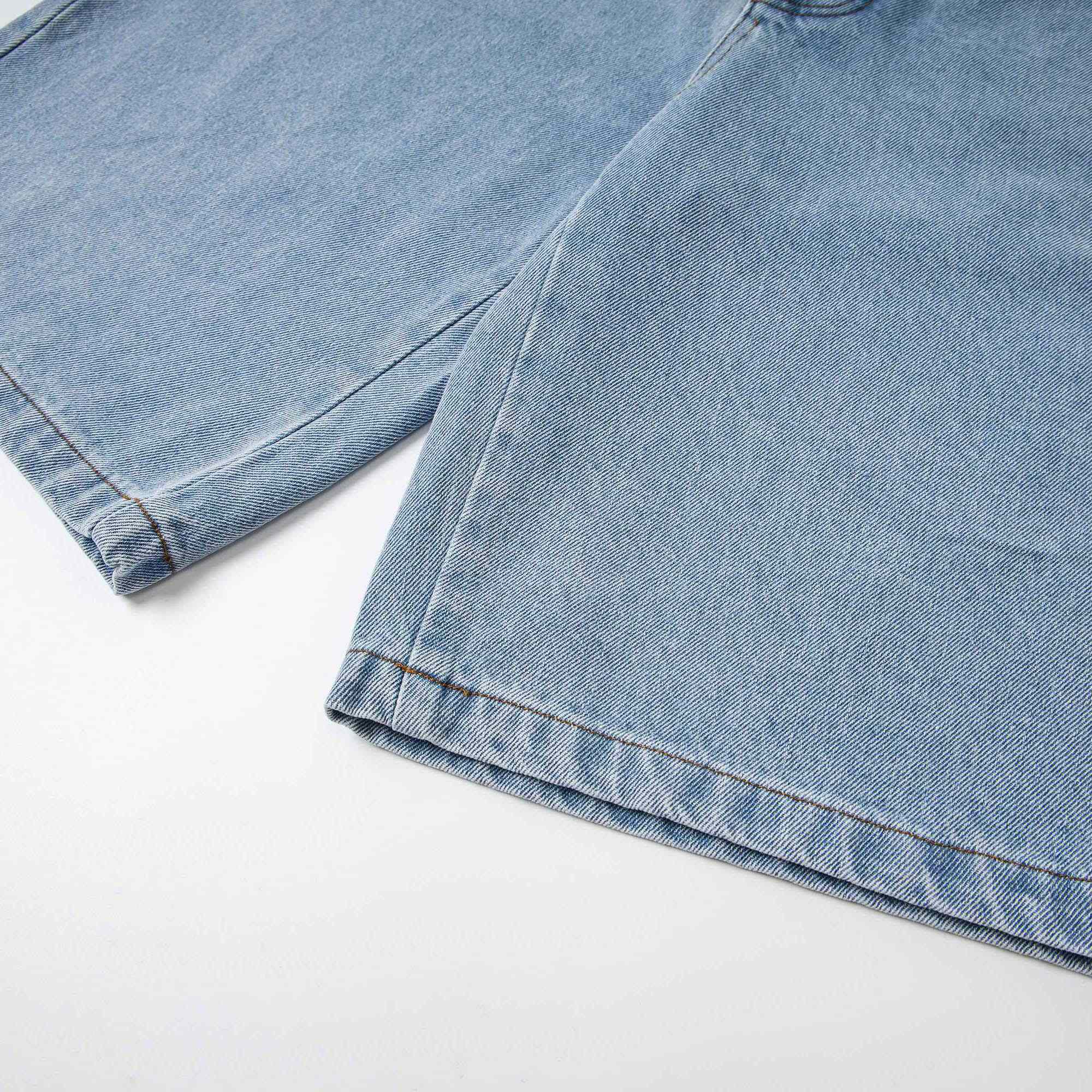 Corteiz Alcatraz Baggy Denim Shorts - DesignerGu