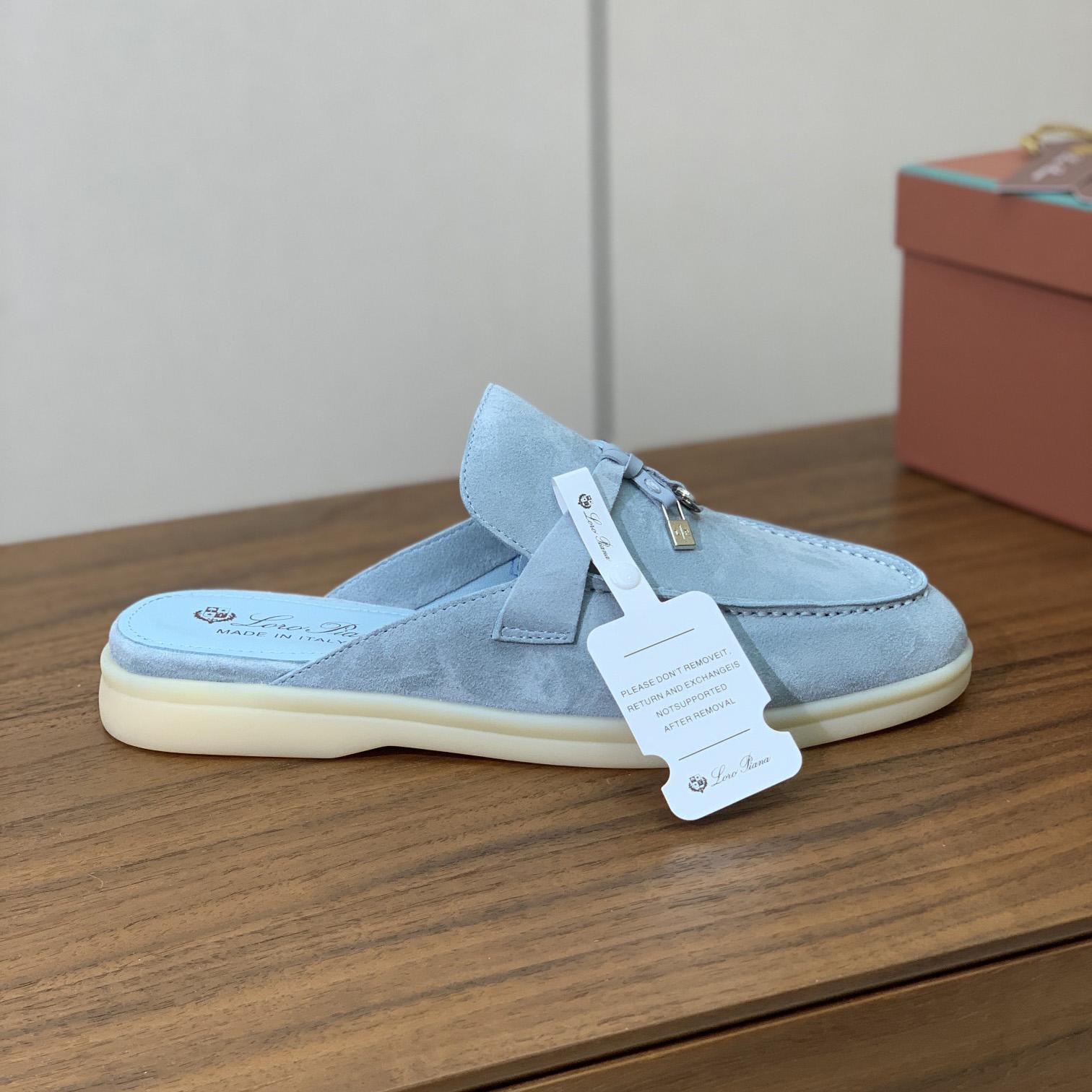 Loro Piana Charms Walk Babouche Loafer  - DesignerGu