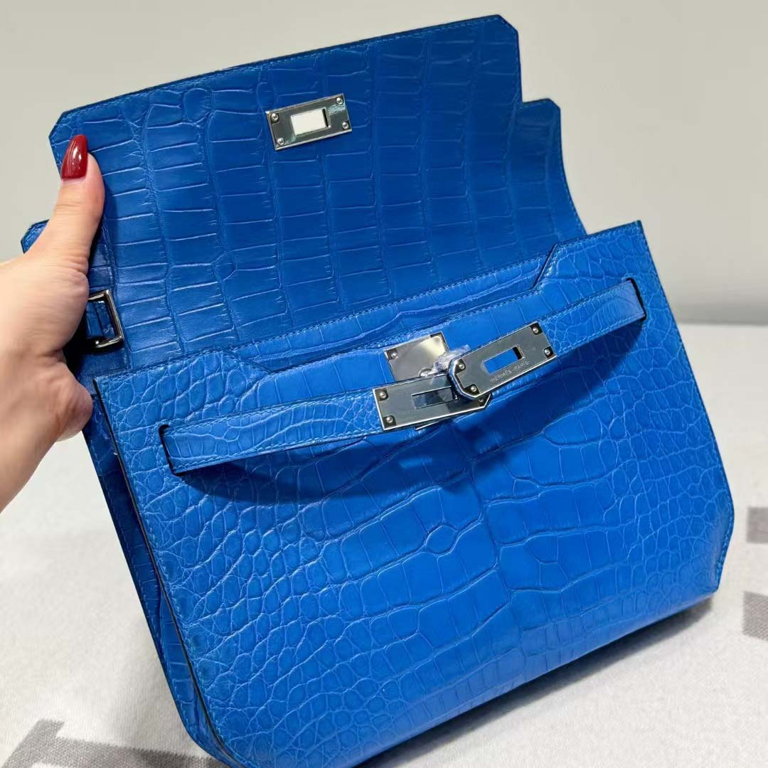 Hermes Kelly Depeche Malachite 25cm - DesignerGu