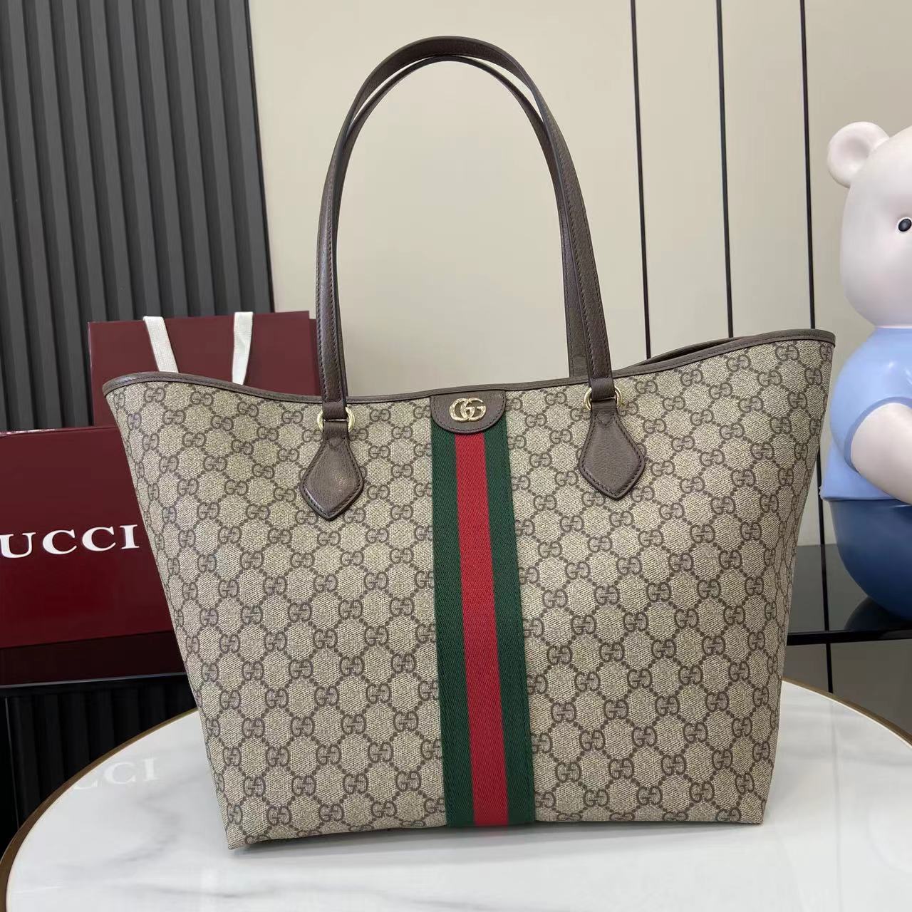 Gucci Ophidia Large Tote Bag - DesignerGu