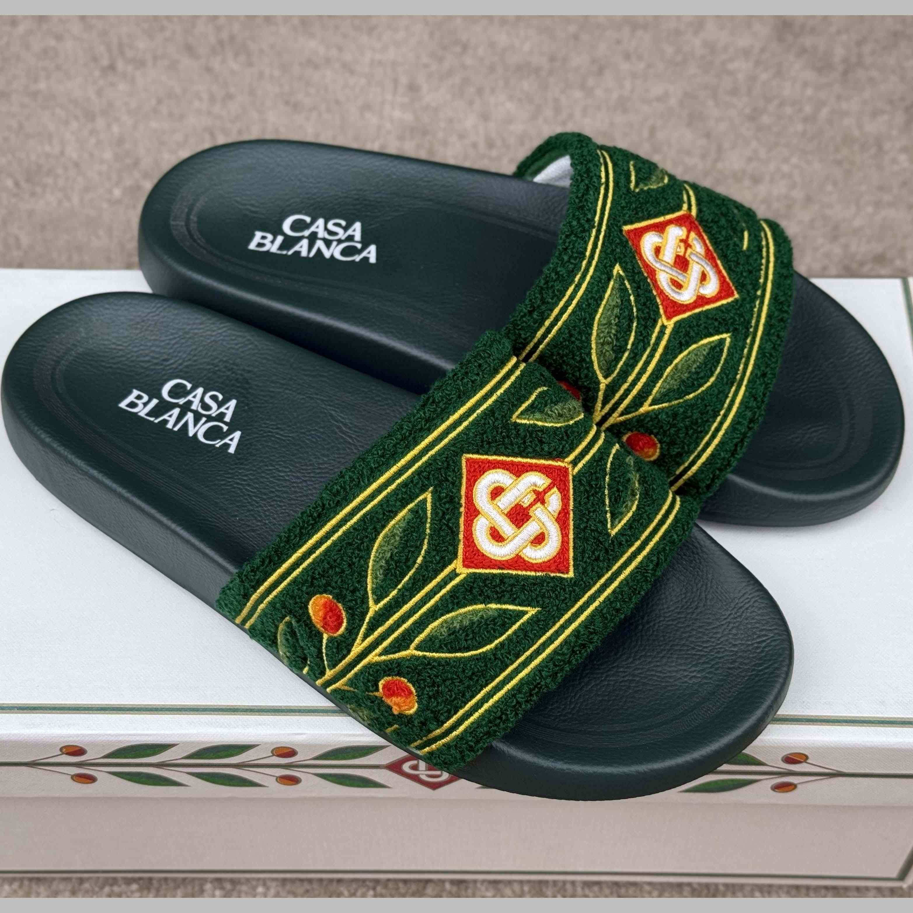 Casablanca Laurel Terry Slider  - DesignerGu