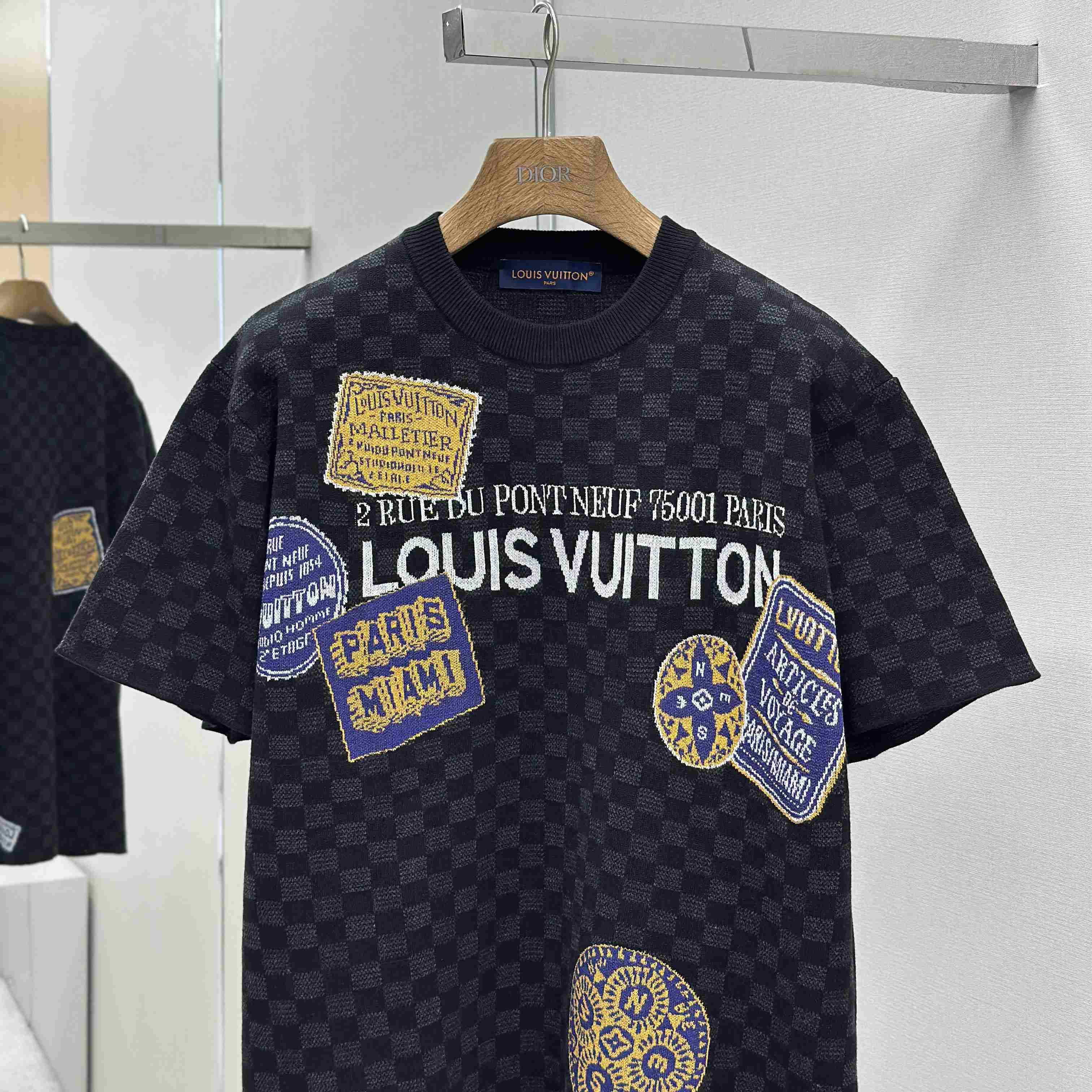 Louis Vuitton Jersey Jacquard T-Shirt   1AHW57 - DesignerGu