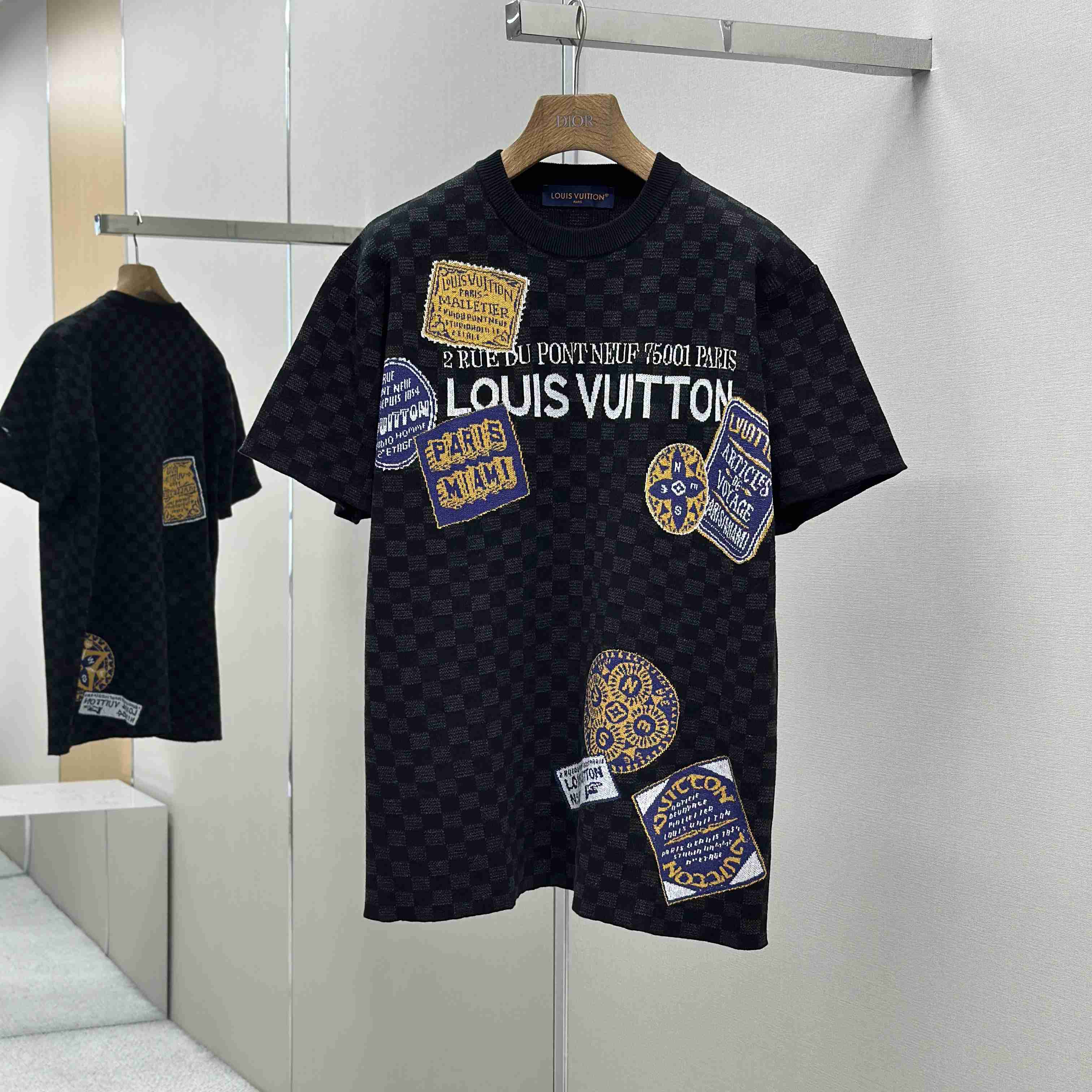 Louis Vuitton Jersey Jacquard T-Shirt   1AHW57 - DesignerGu