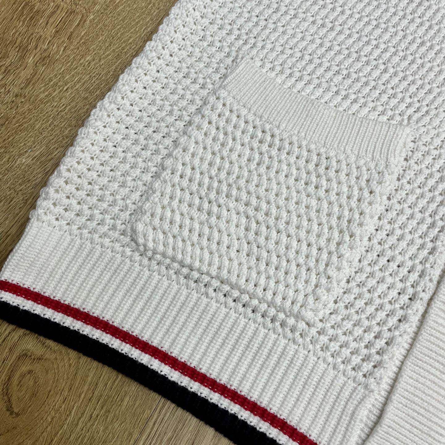 Casablanca Cotton Tennis Crochet Shacket - DesignerGu