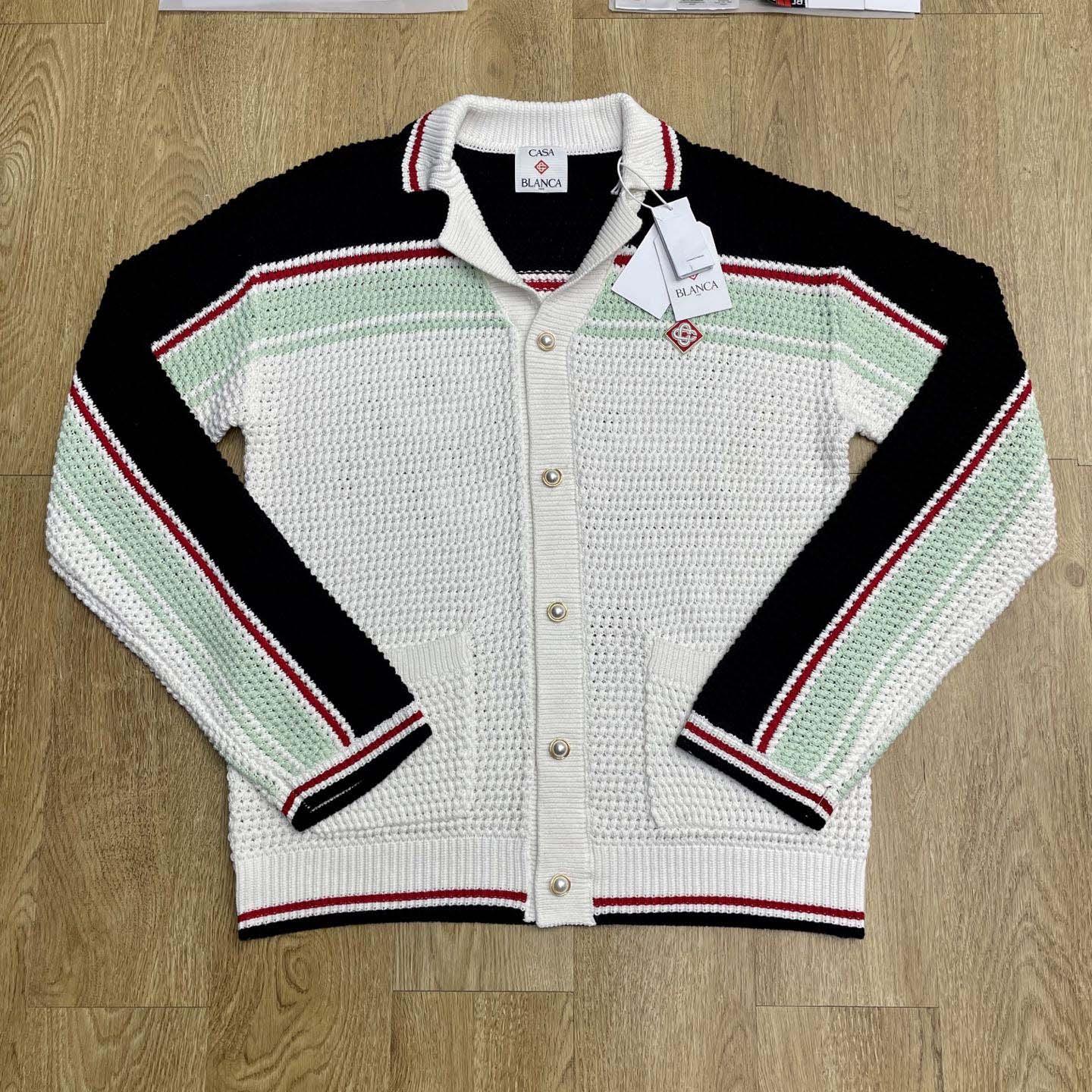 Casablanca Cotton Tennis Crochet Shacket - DesignerGu