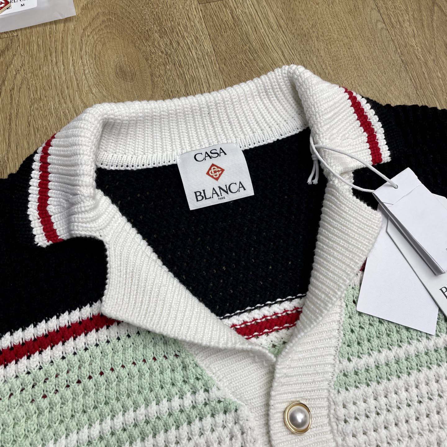 Casablanca Cotton Tennis Crochet Shacket - DesignerGu