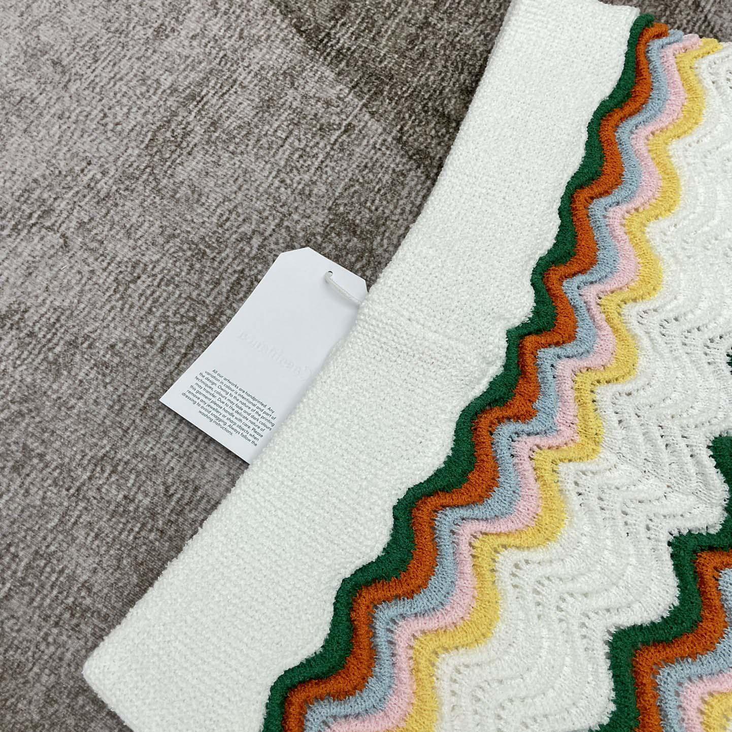 Casablanca Wavy Boucle Shorts   D0059 - DesignerGu