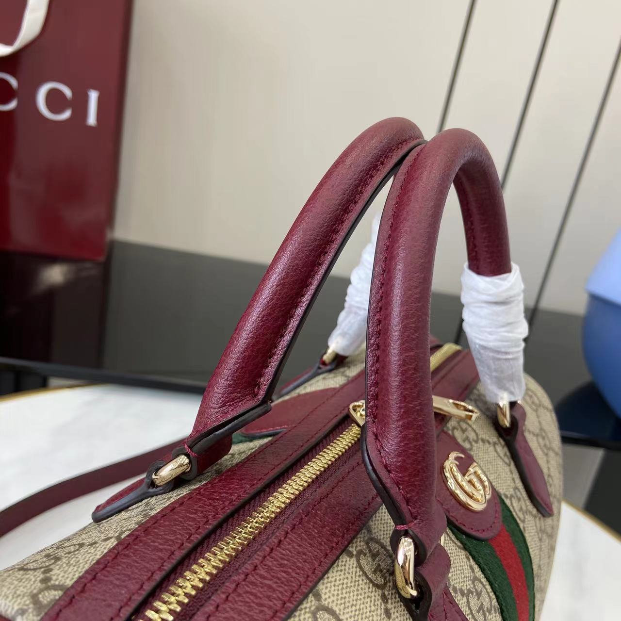 Gucci Ophidia Medium Boston Bag - DesignerGu