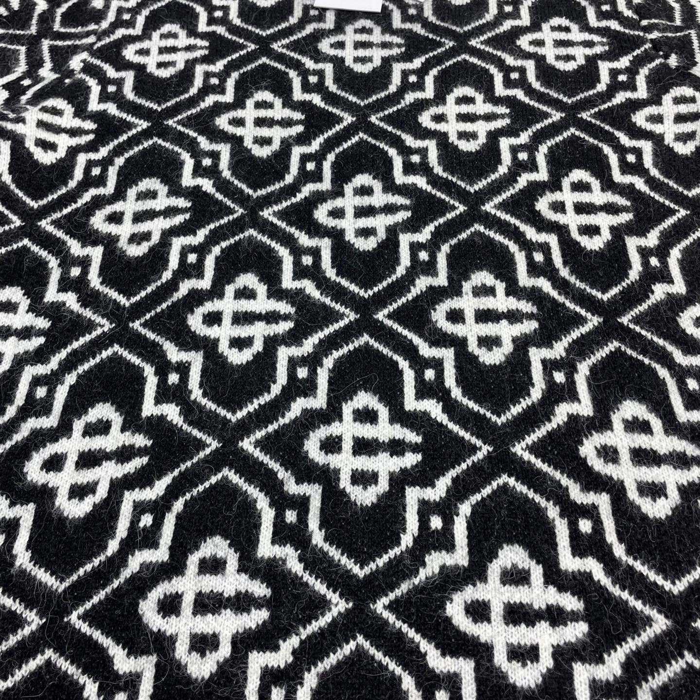 Casablanca Monogram-pattern Knitted Sweater - DesignerGu