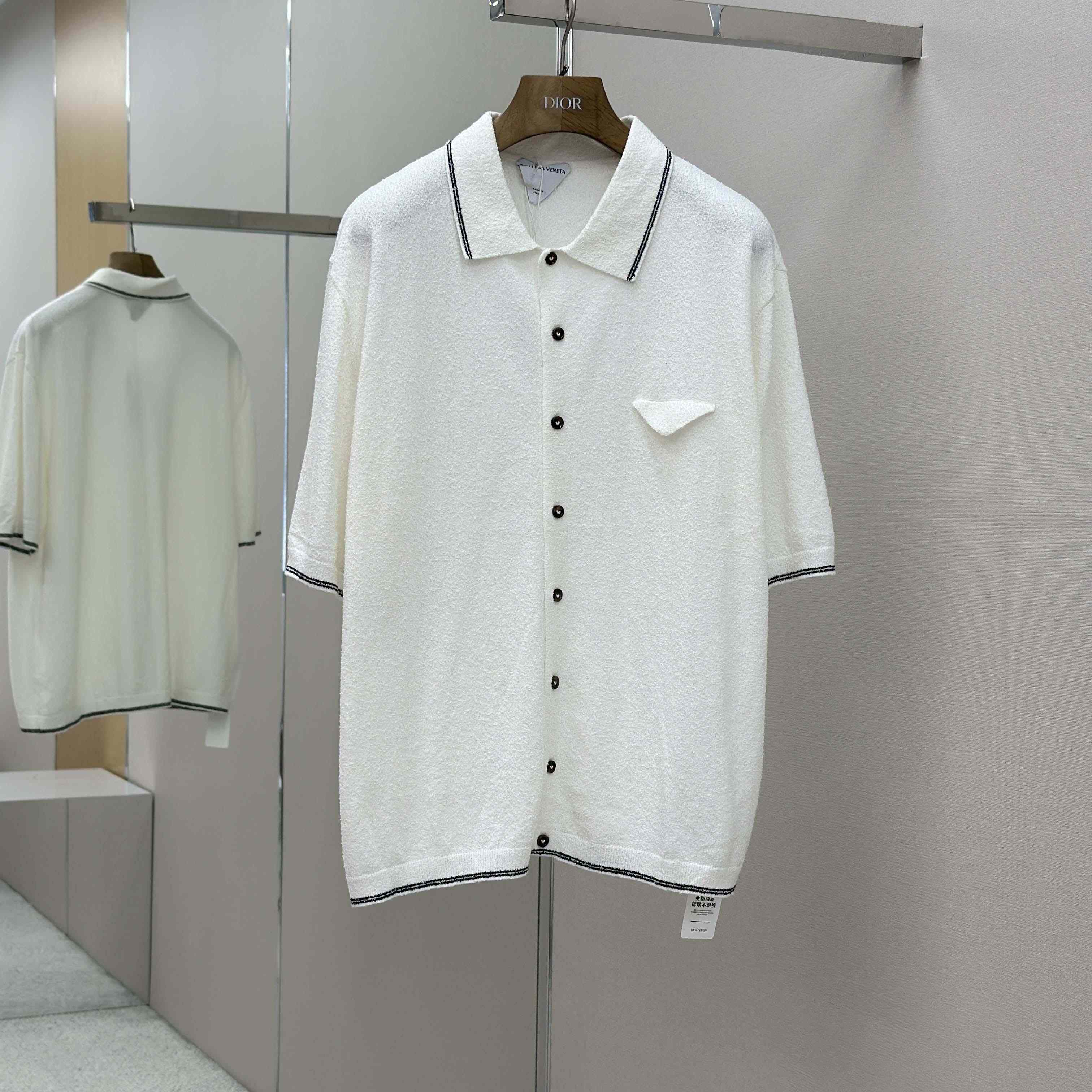 Bottega Veneta Cotton Bouclé Shirt - DesignerGu