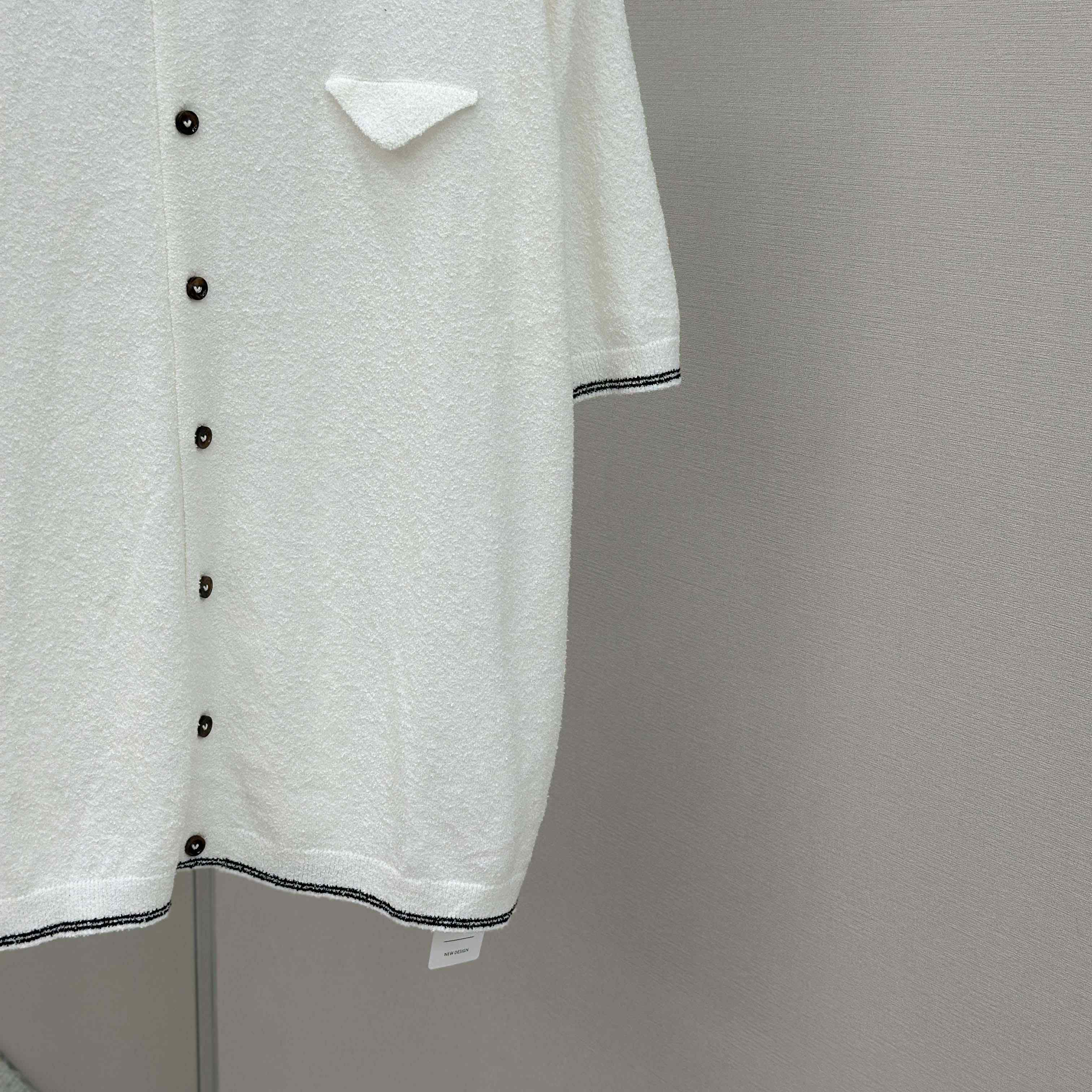 Bottega Veneta Cotton Bouclé Shirt - DesignerGu