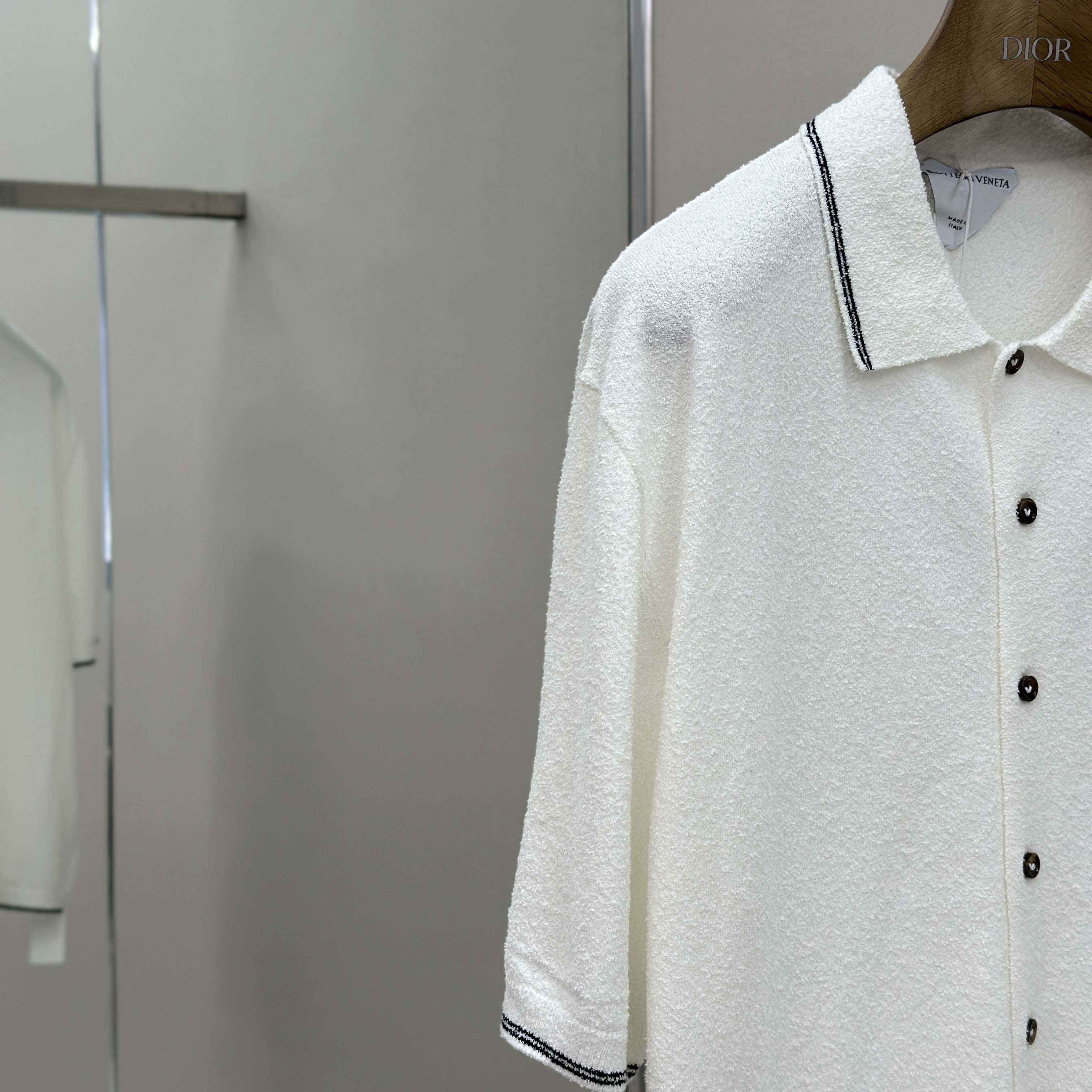 Bottega Veneta Cotton Bouclé Shirt - DesignerGu