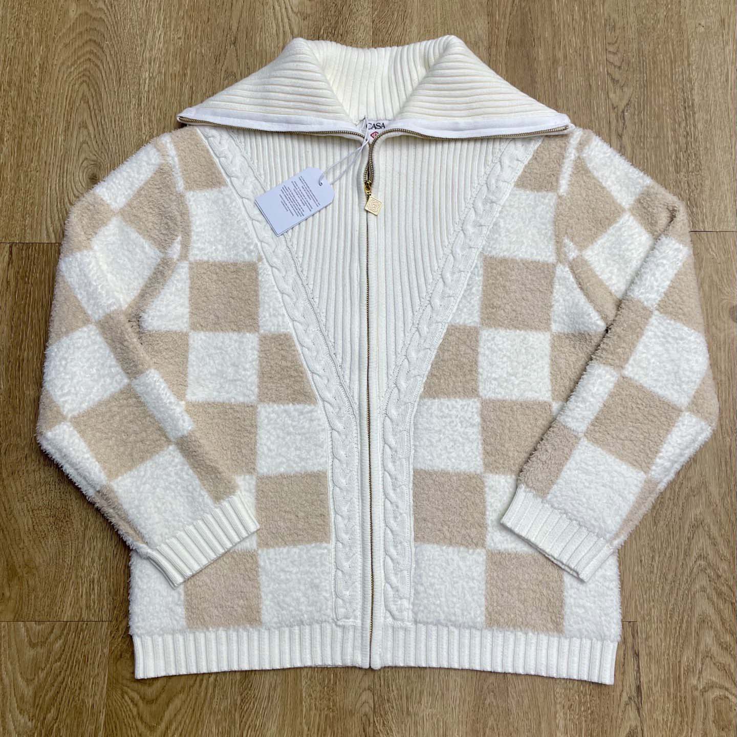 Casablanca Merino Fleece Jacket   D0096 - DesignerGu