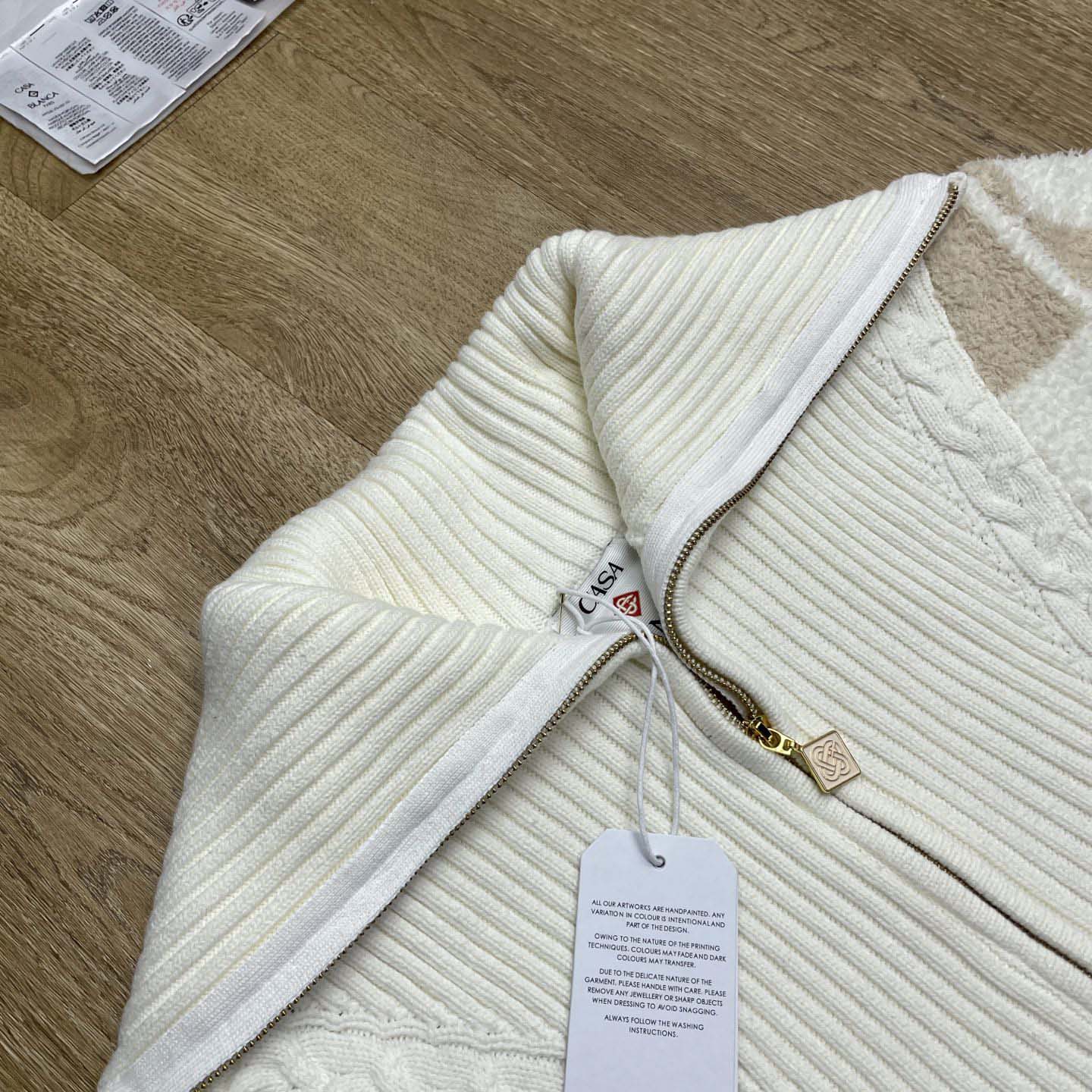 Casablanca Merino Fleece Jacket   D0096 - DesignerGu