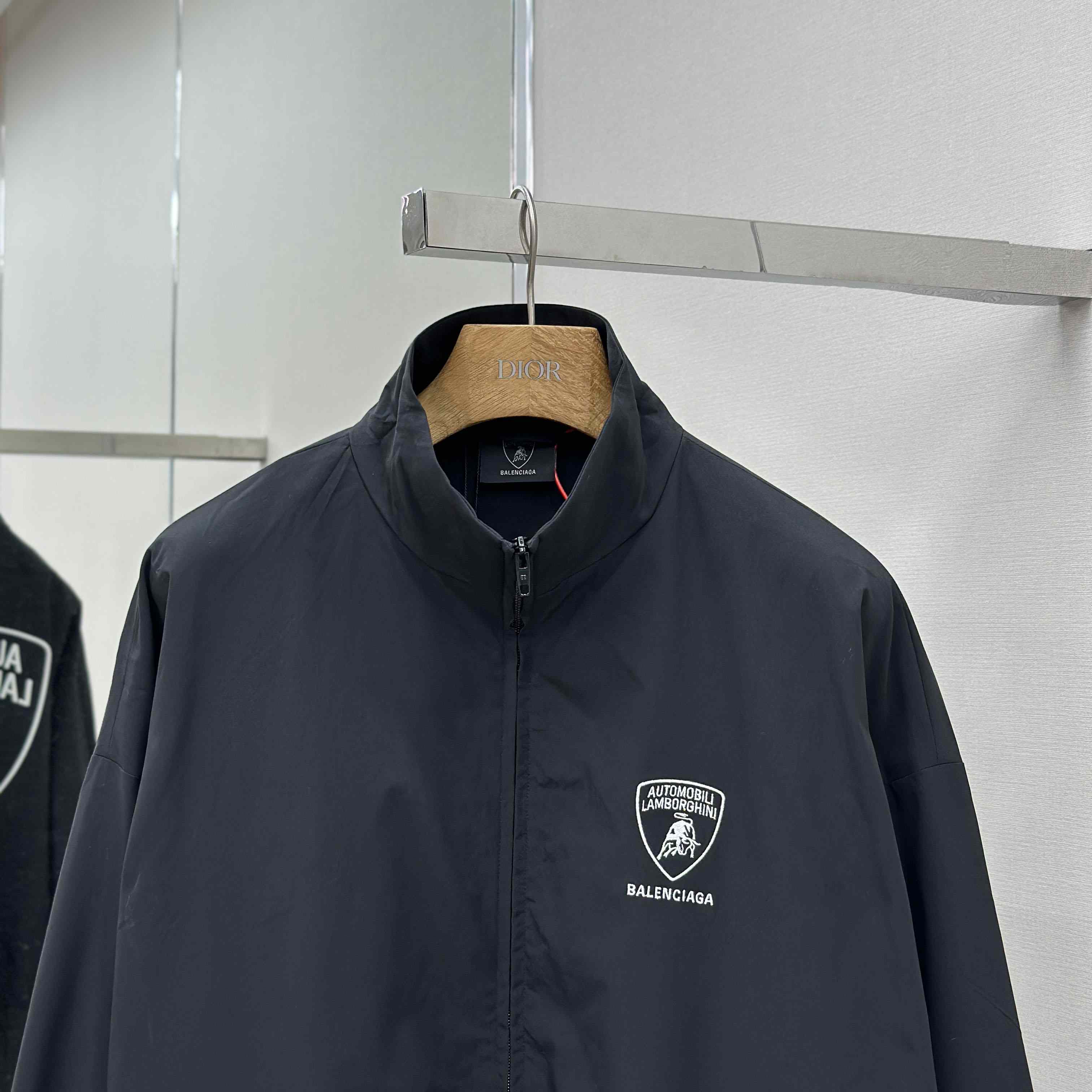 Balenciaga x Automobili Lamborghini Logo-embroidered Track Jacket - DesignerGu