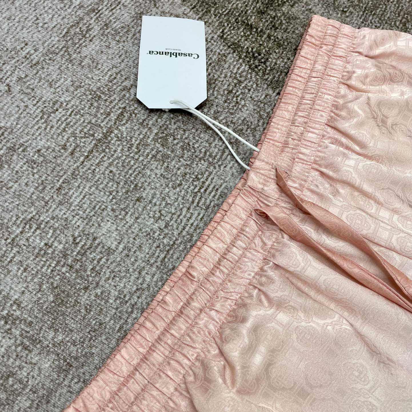 Casablanca Rainbow Monogram Silk Shorts   3451 - DesignerGu