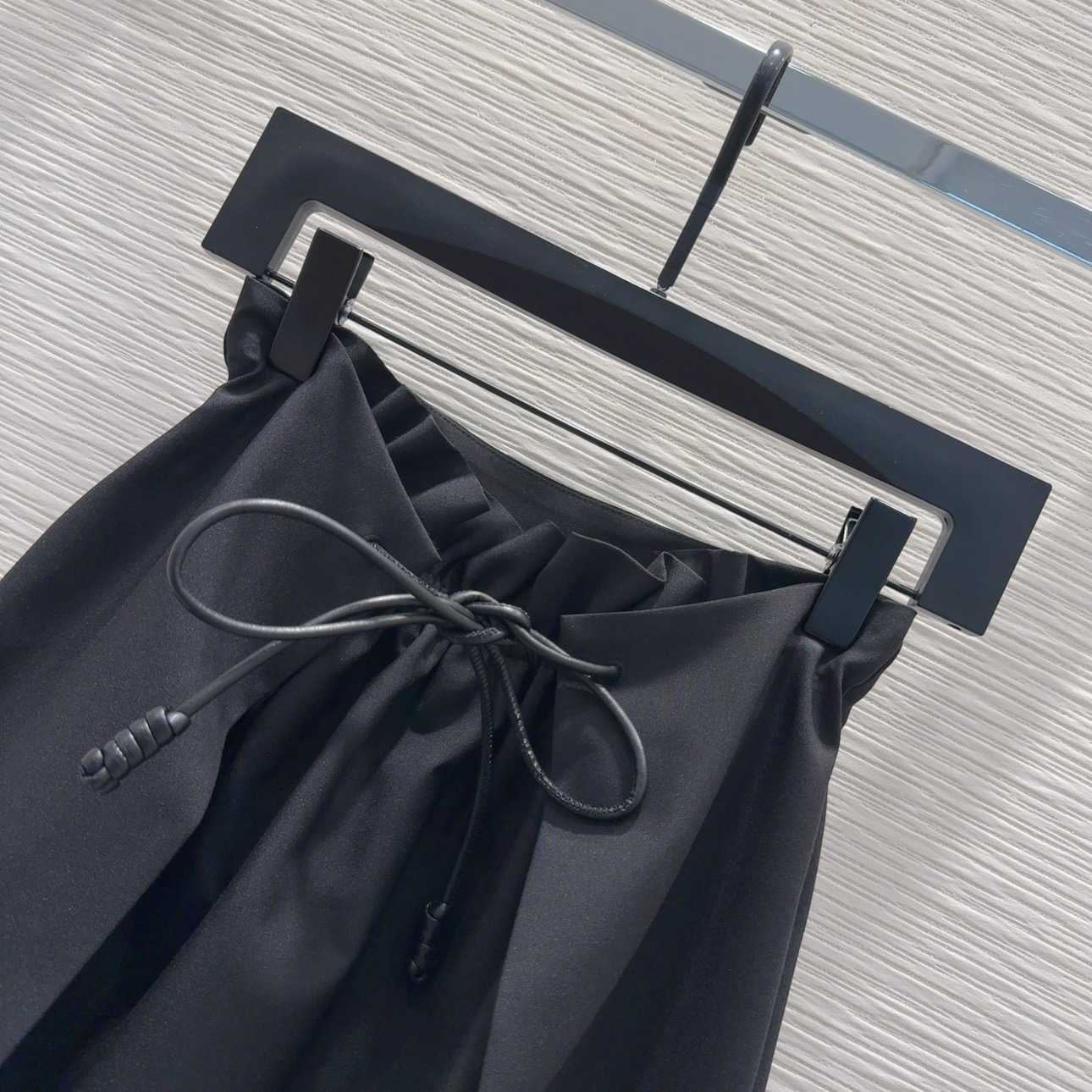 Loewe Logo Cotton And Wool Maxi Skirt - DesignerGu