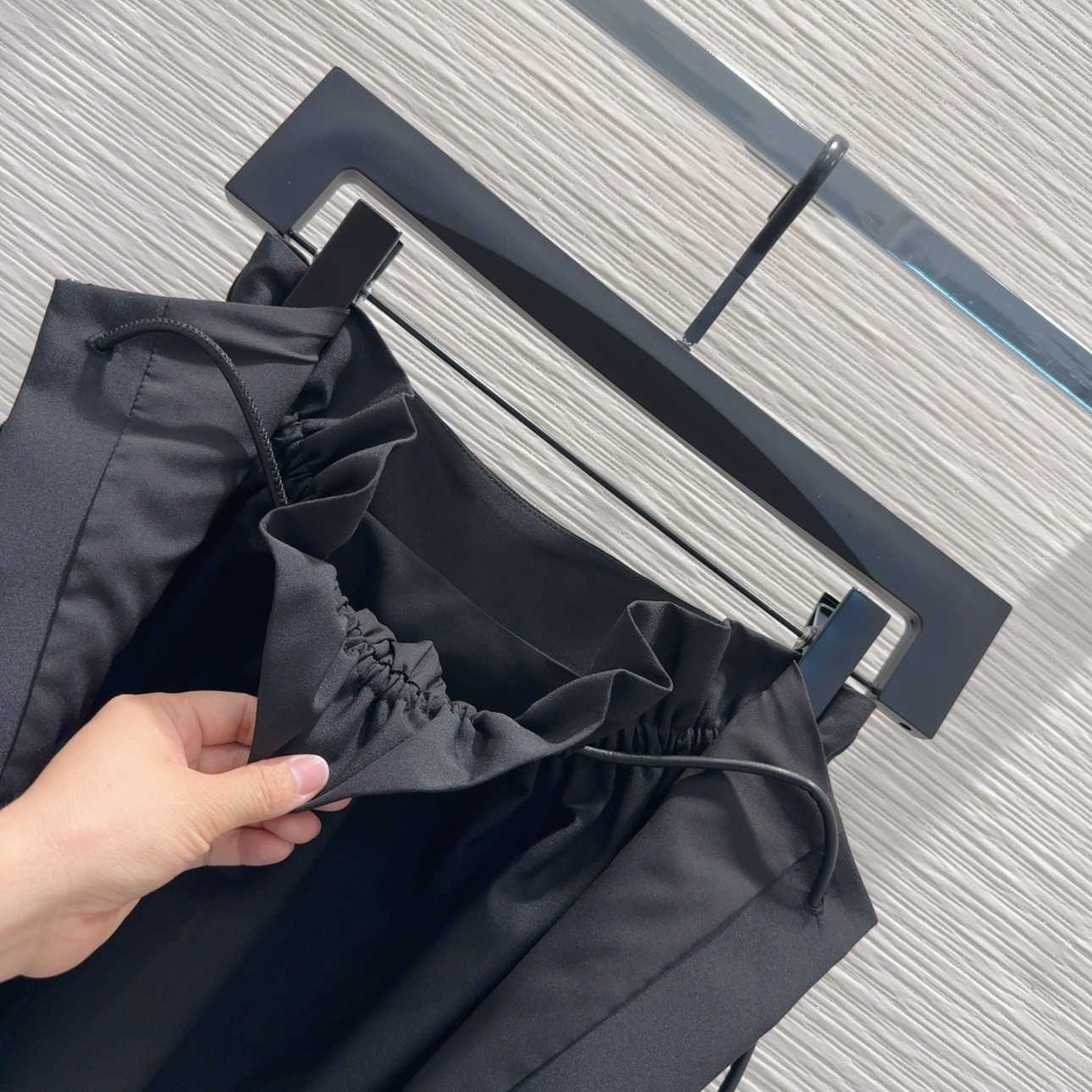 Loewe Logo Cotton And Wool Maxi Skirt - DesignerGu