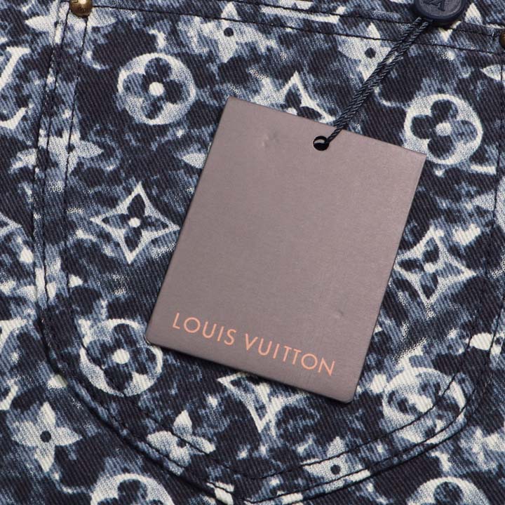 Louis Vuitton Monogram Denim Pants - DesignerGu