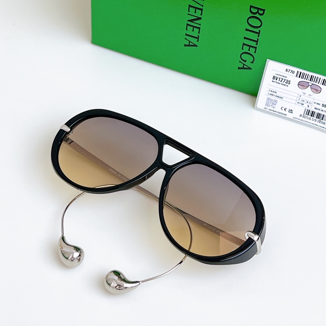 Bottega Veneta Drop Aviator Sunglasses  BV1273S - DesignerGu