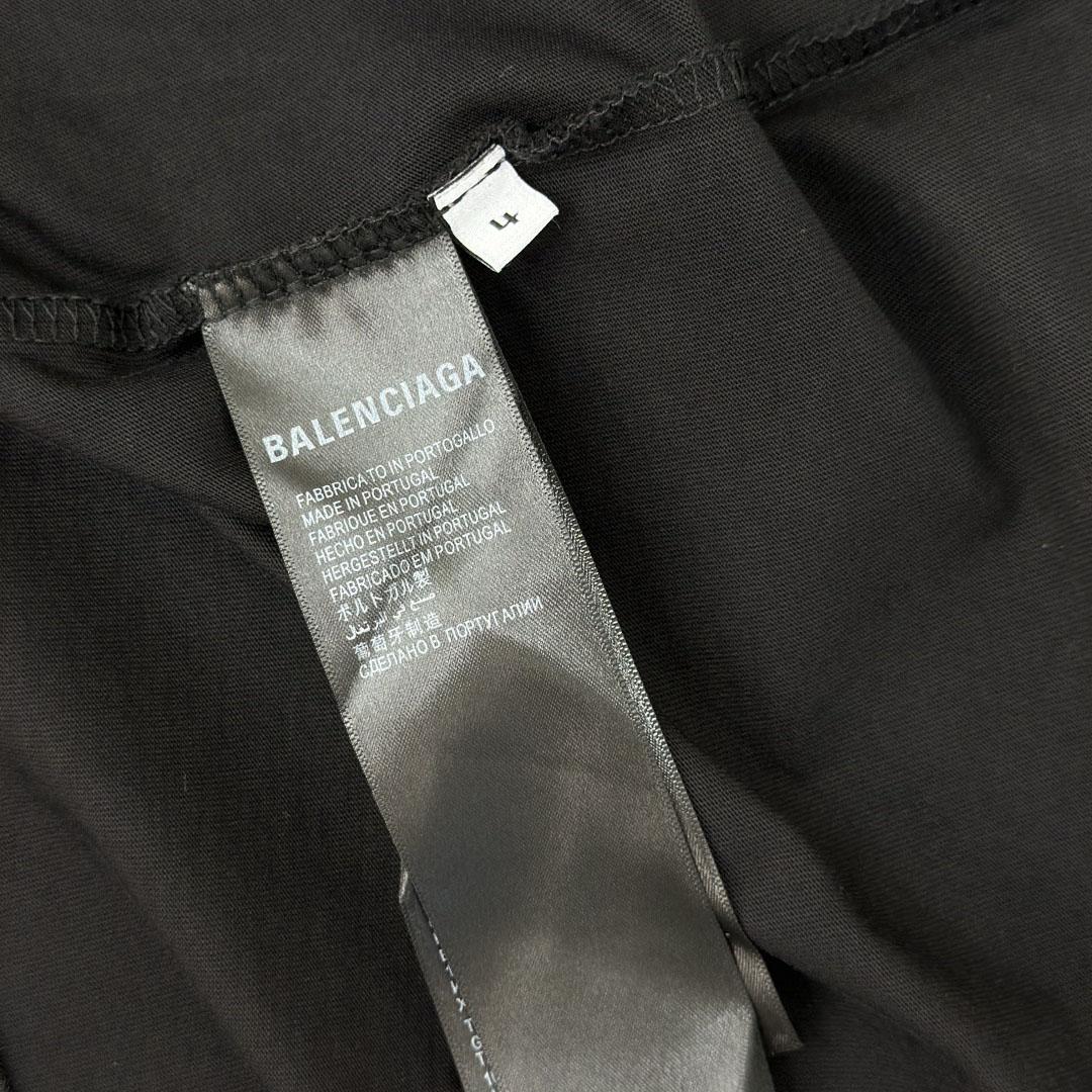 Balenciaga I PUMA Oversized T-Shirt in faded washed black dry jersey - DesignerGu