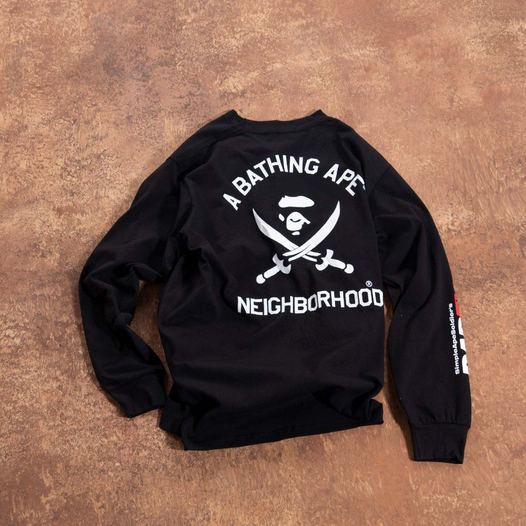 Bape x Nbhd L/S Tee - DesignerGu
