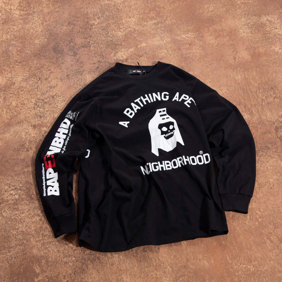 Bape x Nbhd L/S Tee - DesignerGu