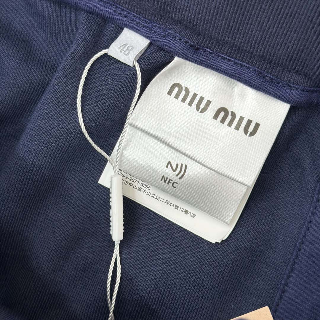Miu Miu Bonded Piqué And Technical Jersey Bermudas - DesignerGu
