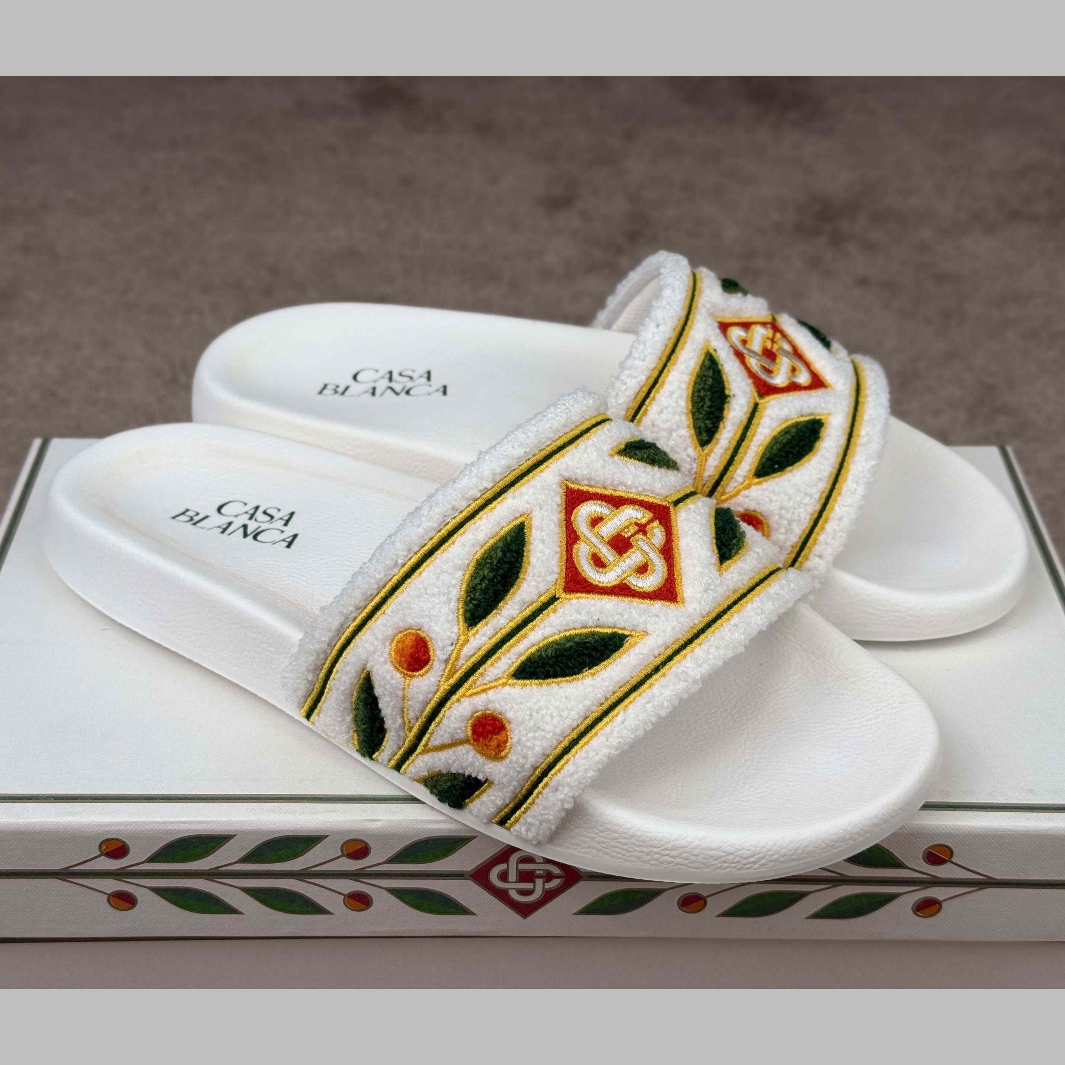 Casablanca Laurel Terry Slider  - DesignerGu