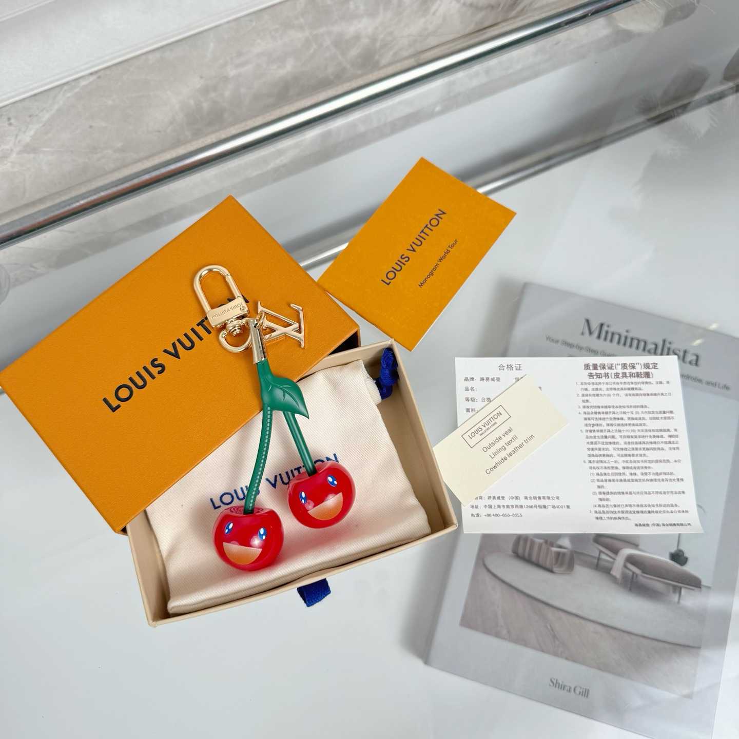 Louis Vuitton LV x TM Cerise Bag Charm   M02476 - DesignerGu