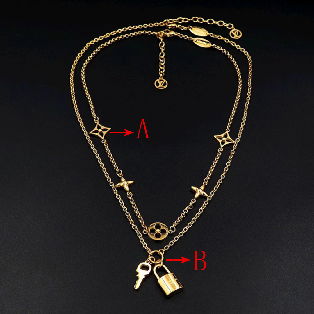 Louis Vuitton Necklace   - DesignerGu