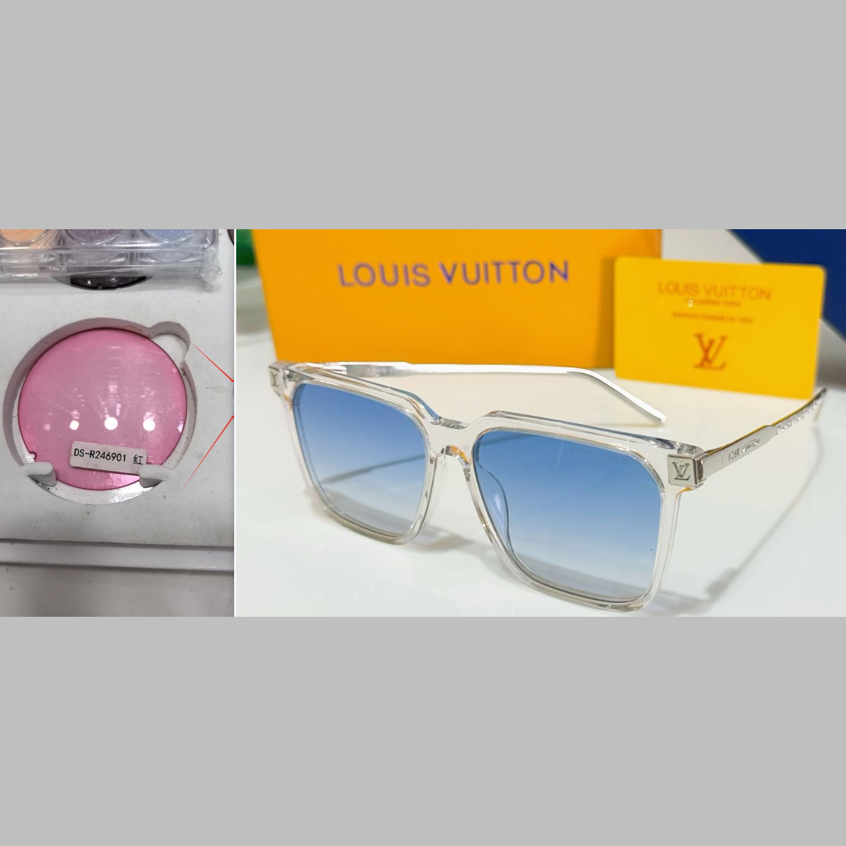 Louis Vuitton Sunglasses   （Custom Lenses） - DesignerGu