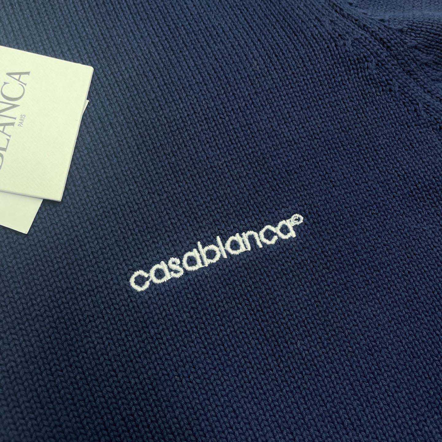 Casablanca Knit Tennis Track Jacket   D0095 - DesignerGu