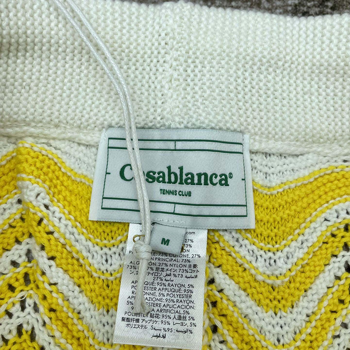 Casablanca Gradient Wave Knit Shorts   D0057 - DesignerGu