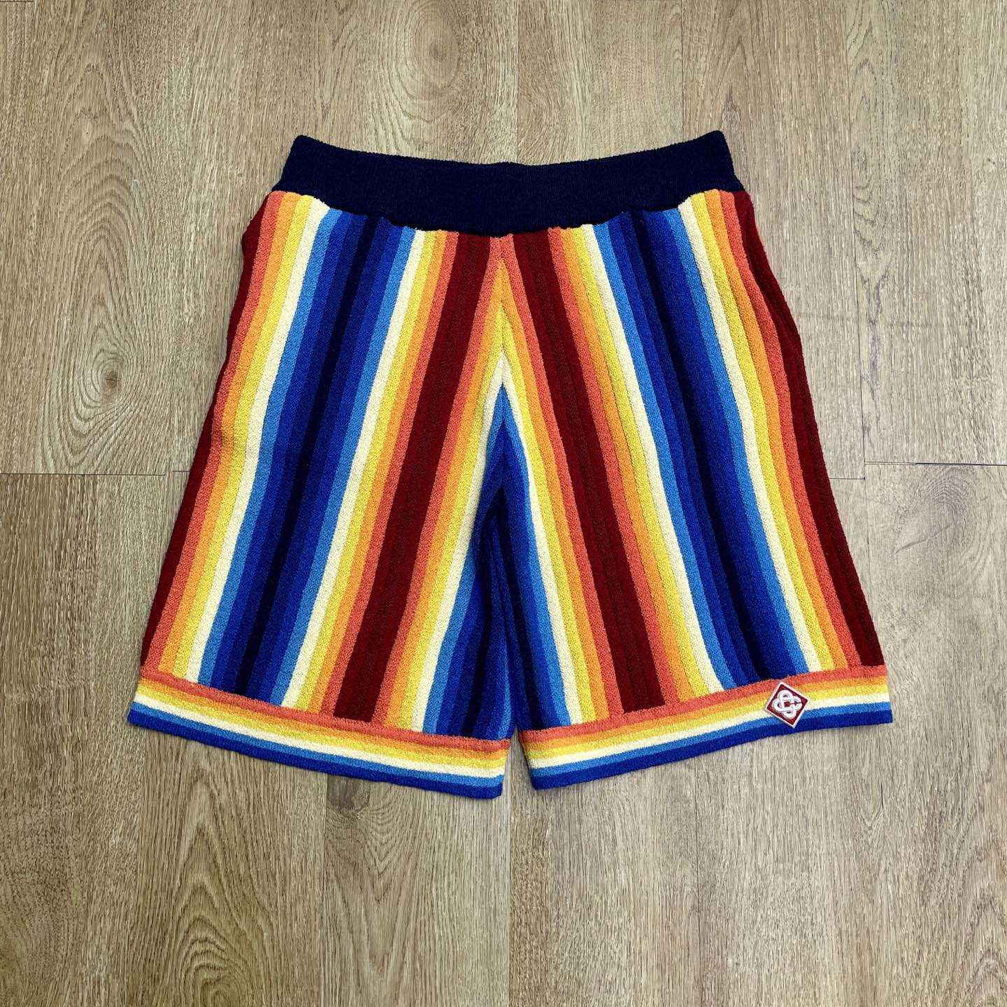 Casablanca Gradient Stripe Towelling Shorts Z6006 - DesignerGu