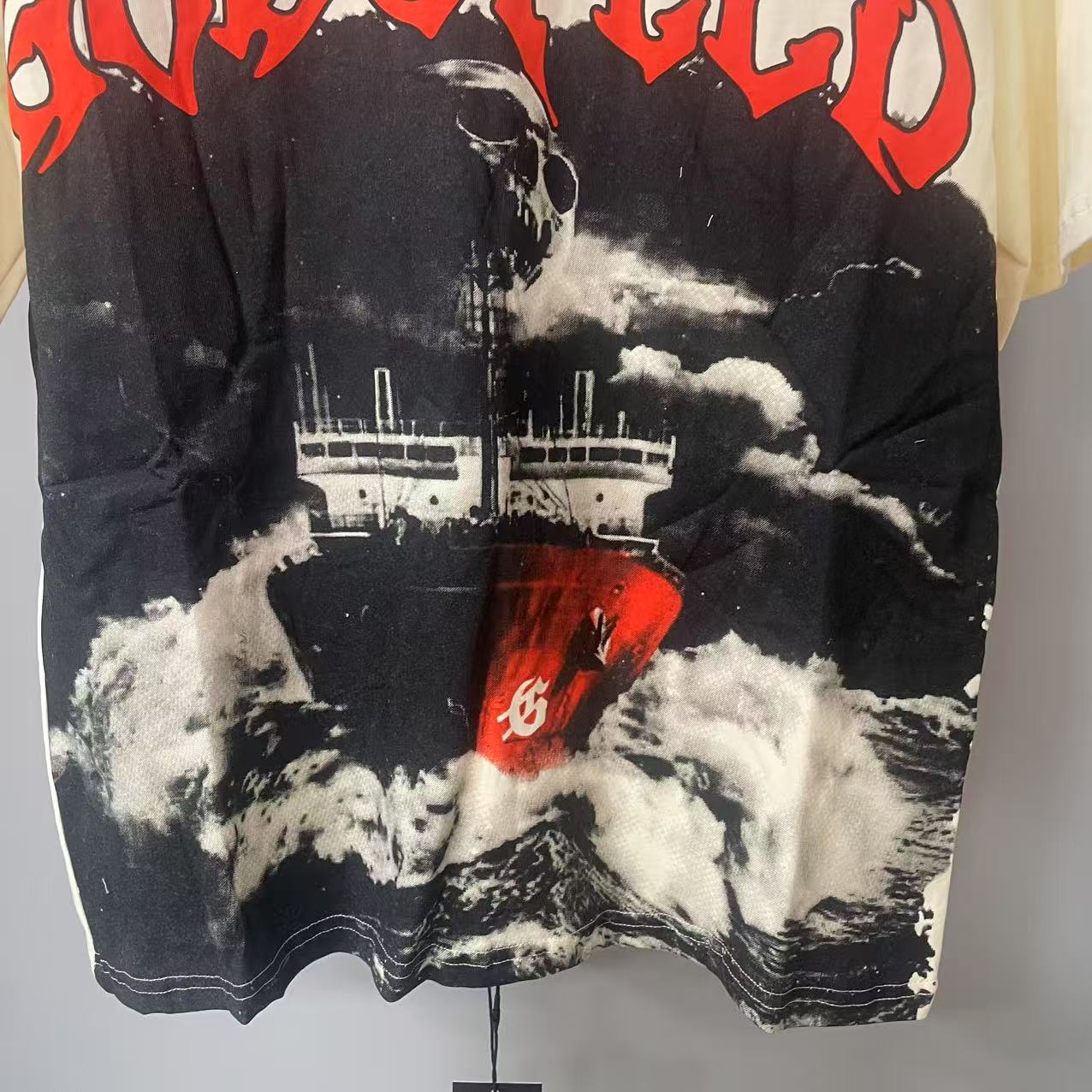 Godspeed Sea Sick T-shirt Bone Hombre - DesignerGu