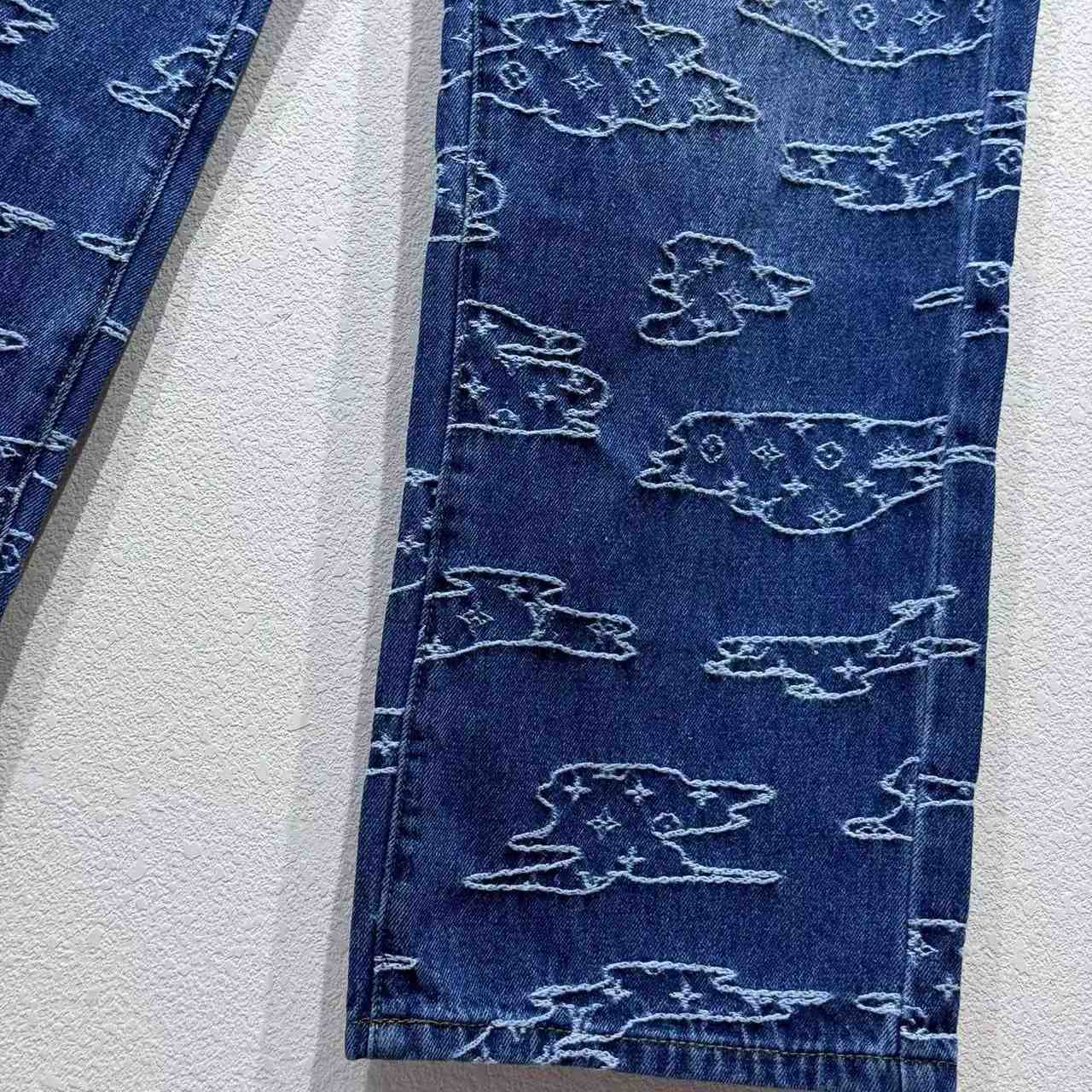 Louis Vuitton Monogram Jeans - DesignerGu