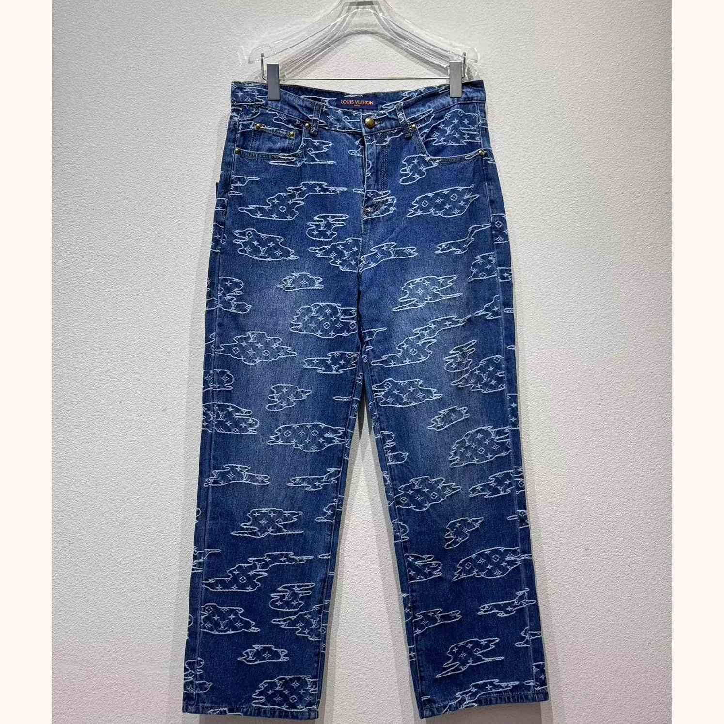 Louis Vuitton Monogram Jeans - DesignerGu