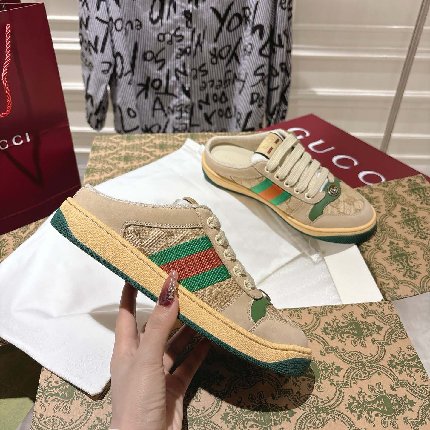 Gucci  Screener Mule - DesignerGu
