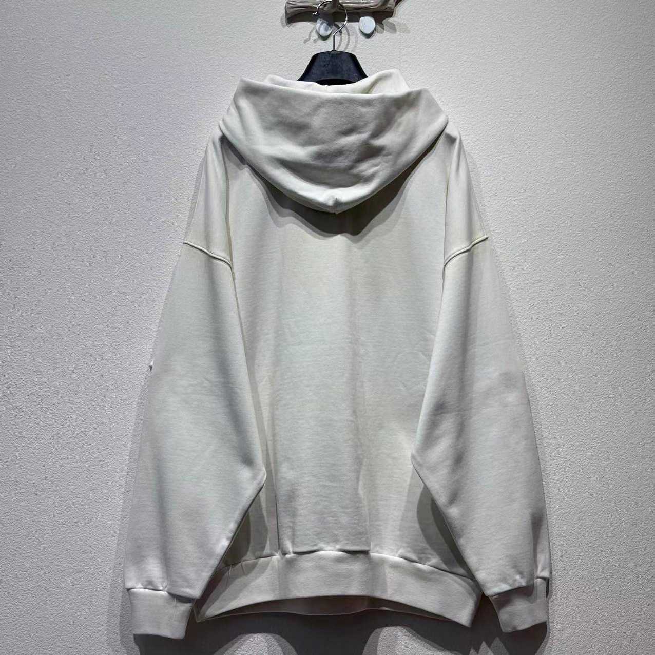 Balenciaga City Of Angels Hoodie Medium Fit In Dirty White  - DesignerGu