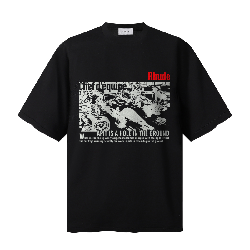 Rhude Champions Du Monde T-shirt - DesignerGu